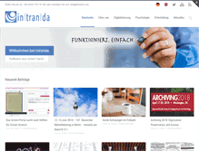 Tablet Screenshot of intranda.com